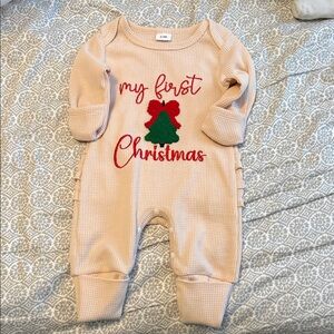 Baby's First Christmas Romper